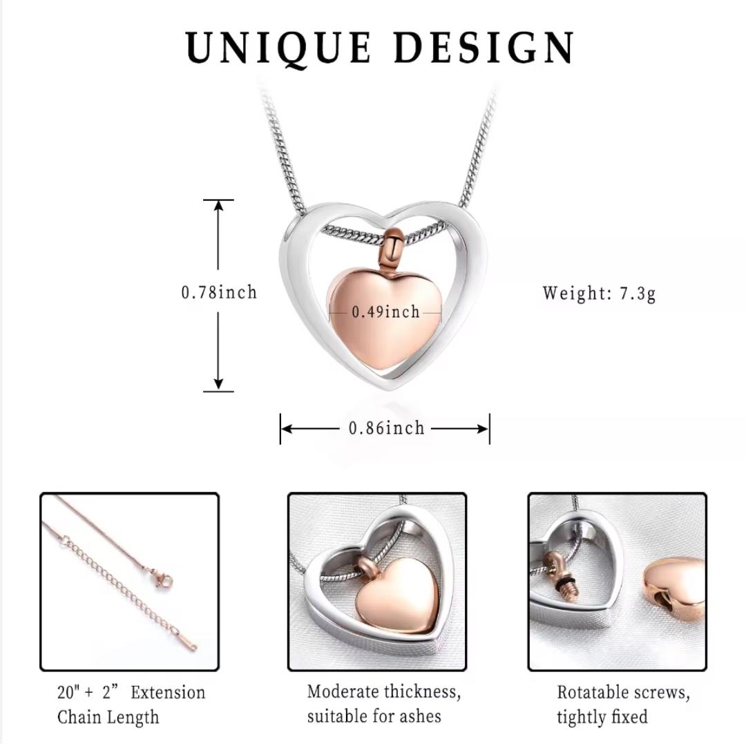 Relicario Corazón Flotante