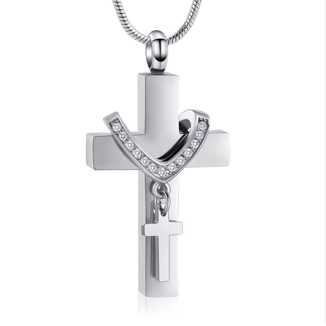 Relicario Cruz Colgante