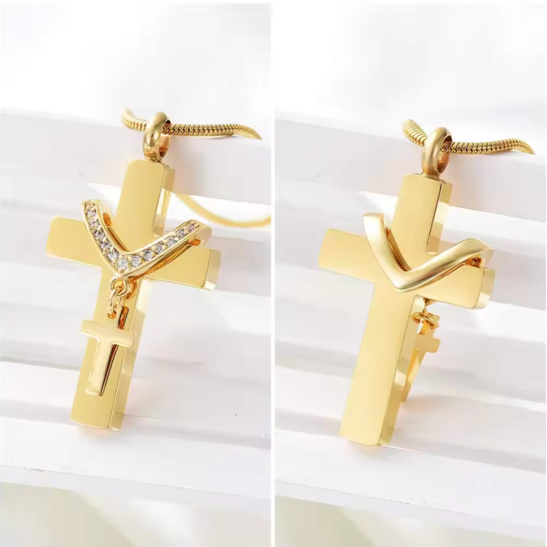 Relicario Cruz Colgante