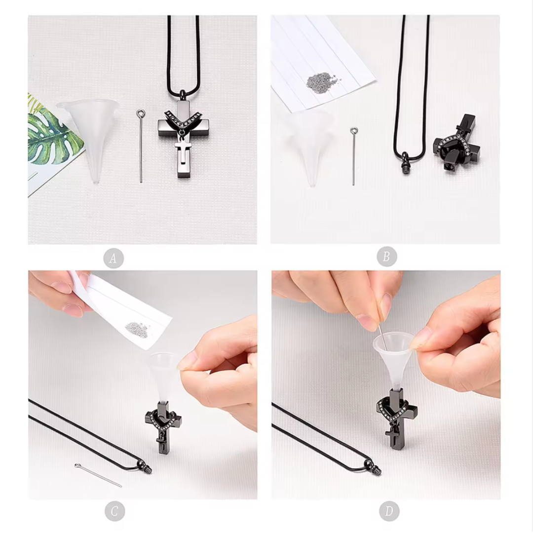 Relicario Cruz Colgante