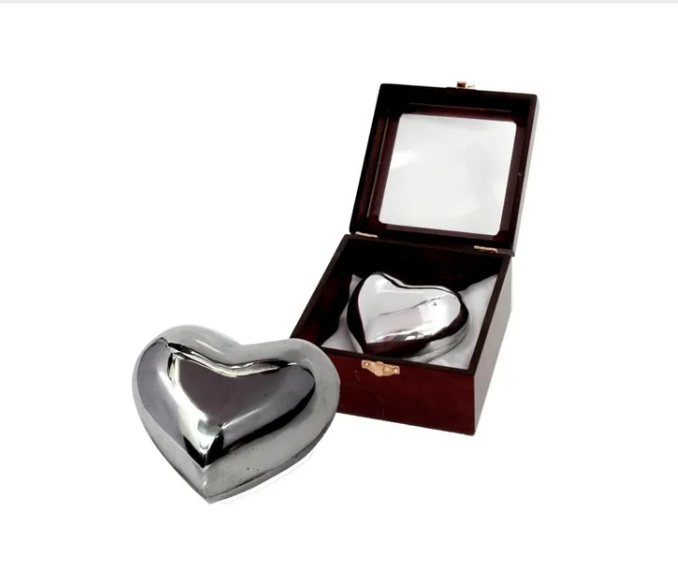 Corazón Cristal Cortado