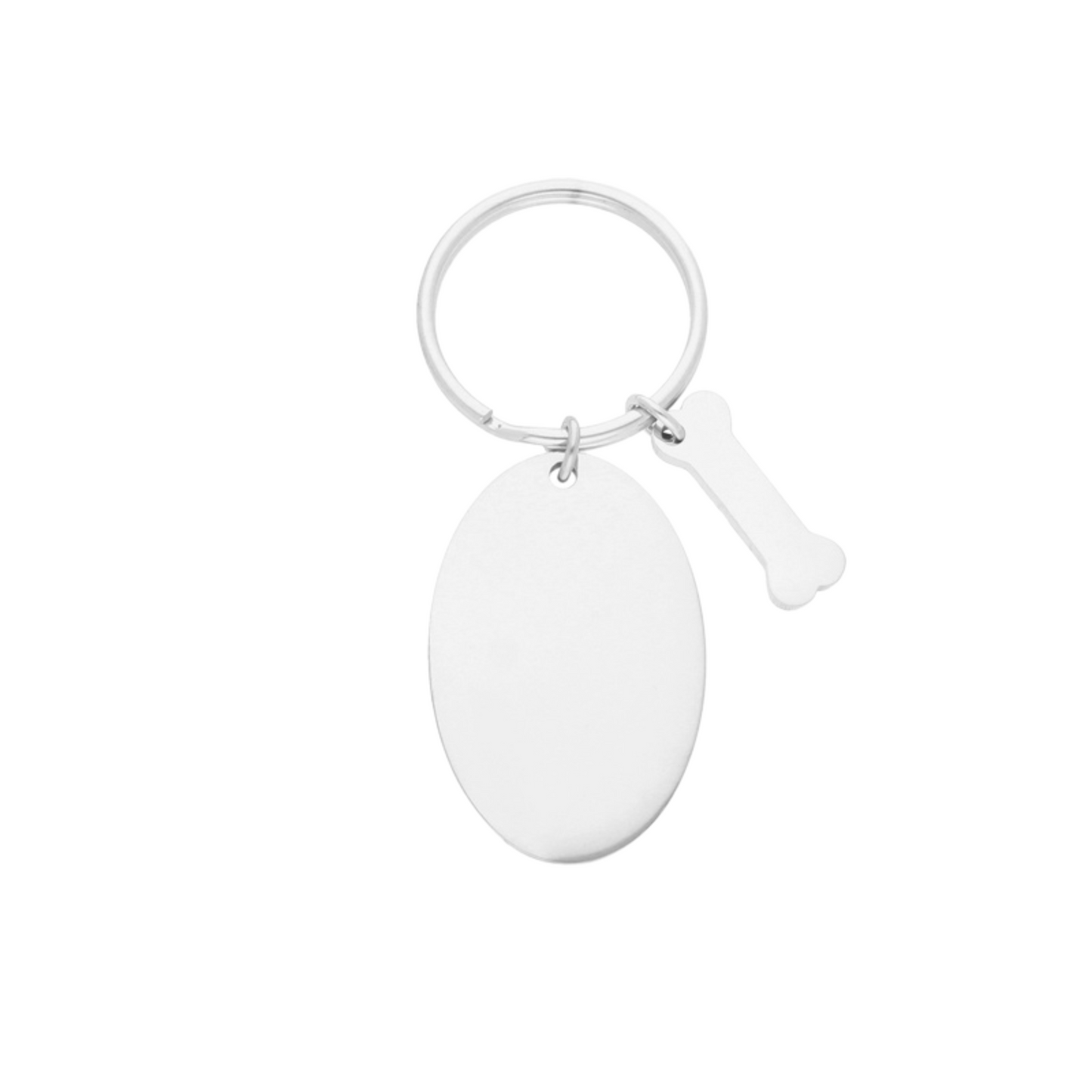 Llavero Balón y Hueso Con Grabado Láser