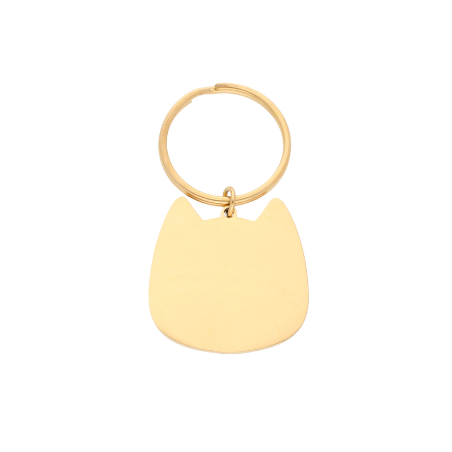 Llavero Gato Con Grabado Láser