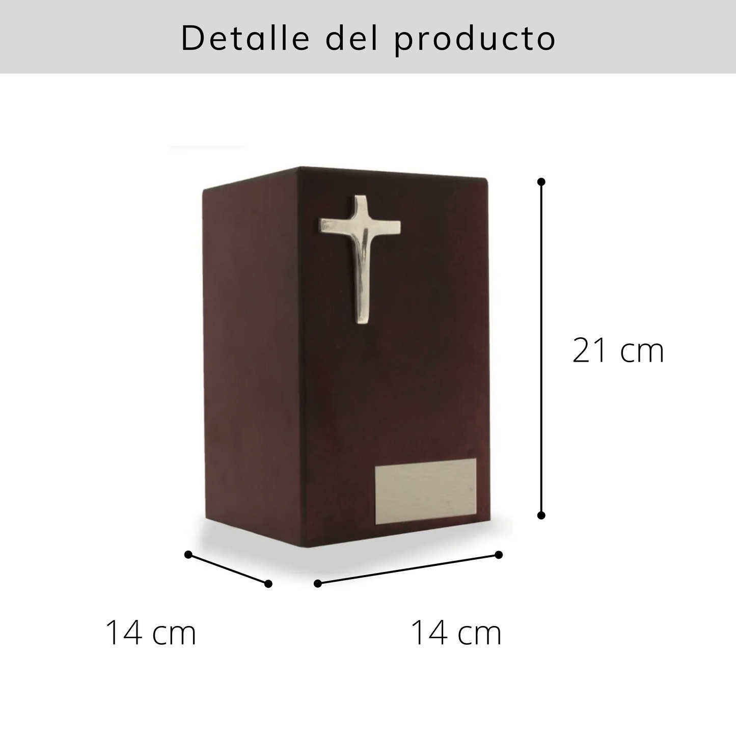 Urna Funeraria Básica Cruz