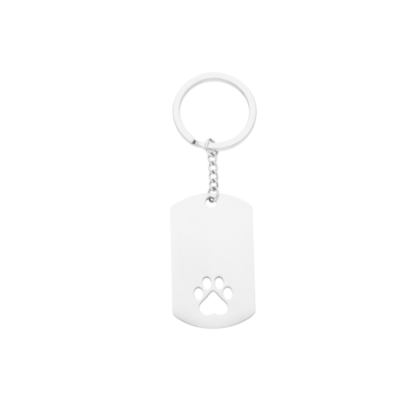Footprint Keychain With Laser Engraving